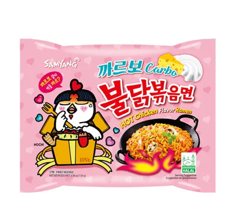 Buldak - Carbonara Flavour - Instant Noodles (130 gr)