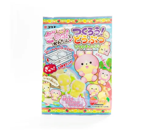 Coris DIY Candy Kit - Let’s Make Animals Chewing Candy Strawberry & Lemon Flavour (22 gr)