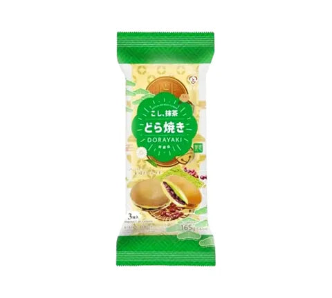 Tokimeki Dorayaki Cake - Matcha & Red Bean Flavour (165 gr)