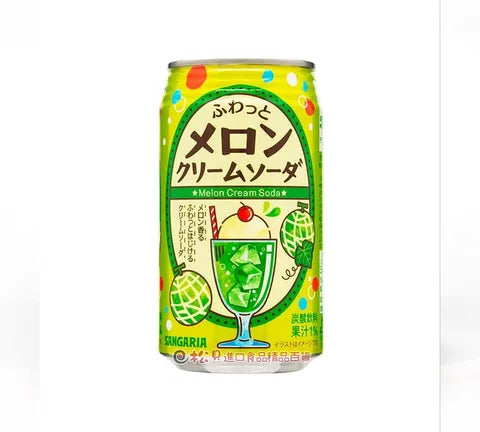 Sangaria Fluffy Melon Cream Soda (350 ml)