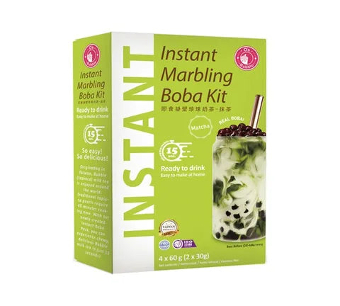 Instant Marbeling Boba Kit Matcha Flavour (240 gr)