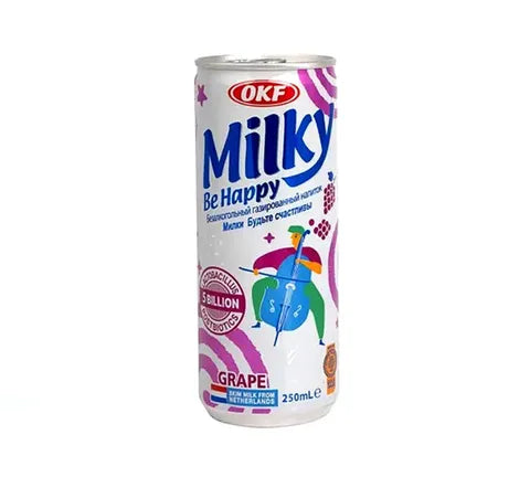 OKF Milky Be Happy Grape Flavour (250 ml)