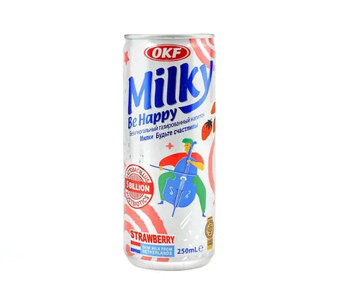 OKF Milky Be Happy Strawberry Flavour (250 ml)