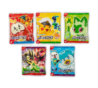 Lotte Pokemon Ramune Candy - 5 Mini Packs (60 gr)