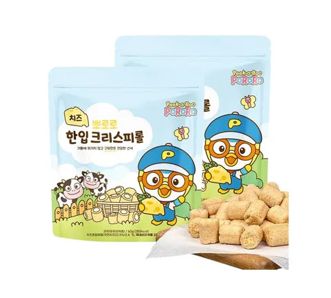 Earnest F&B Pororo Crispy Roll Bites - Cheese Flavour (60 gr)