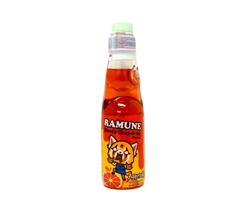 Hatakosen Ramune Aggretsuko Bloody Orange Flavour (200 ml)