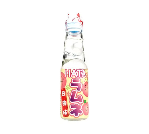 Hatakosen Ramune White Peach Flavor (220 ml)