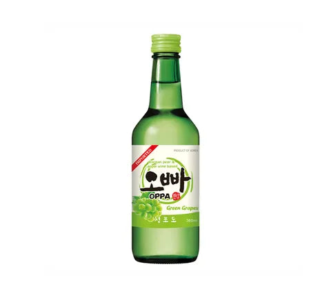 Oppa Soju Green Grape Flavour (360 ml)