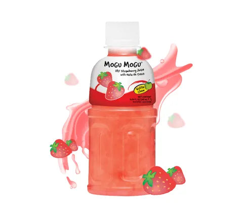 Strawberry Flavored Drink With Nata de Coco (320 ml)