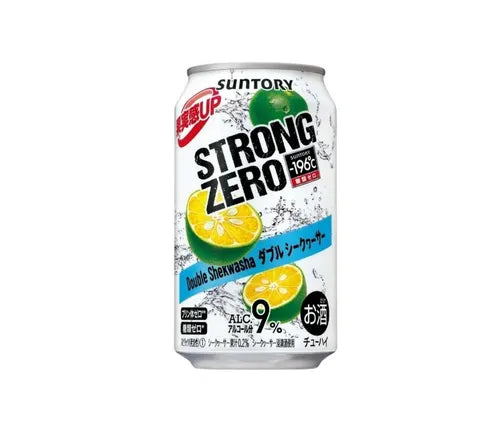 Suntory Strong Zero Sugar Free Sparkling Kalamansi Double Shikwasa Flavour - 196℃ (350 ml)