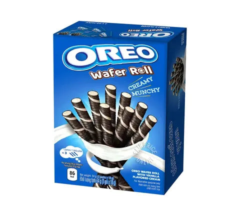 Oreo Wafer Roll - Vanilla Flavour Cream (3 Packs) (54 gr)